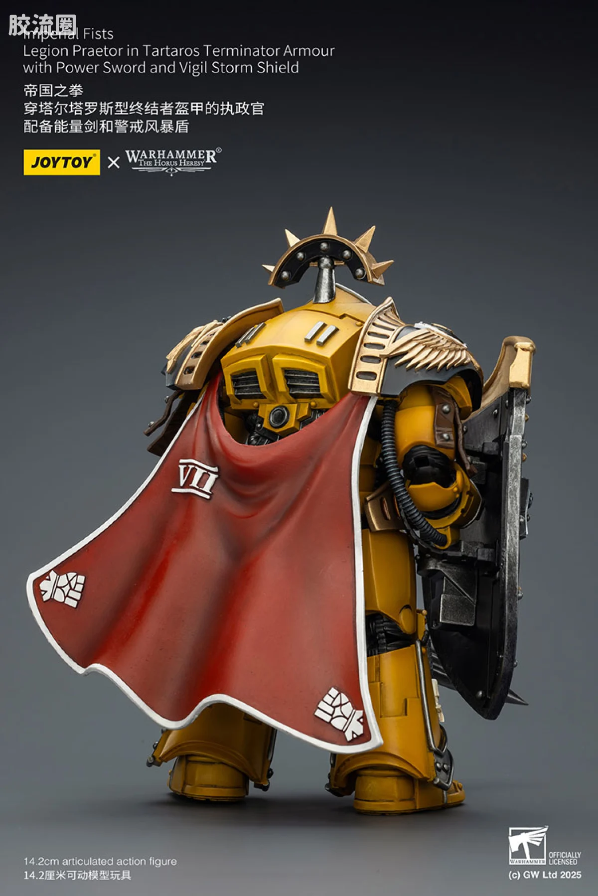 JOYTOY x 战锤40K 帝国之拳/黑色圣堂 HH帝国之拳 塔尔塔罗斯终结者执政官 - 图片