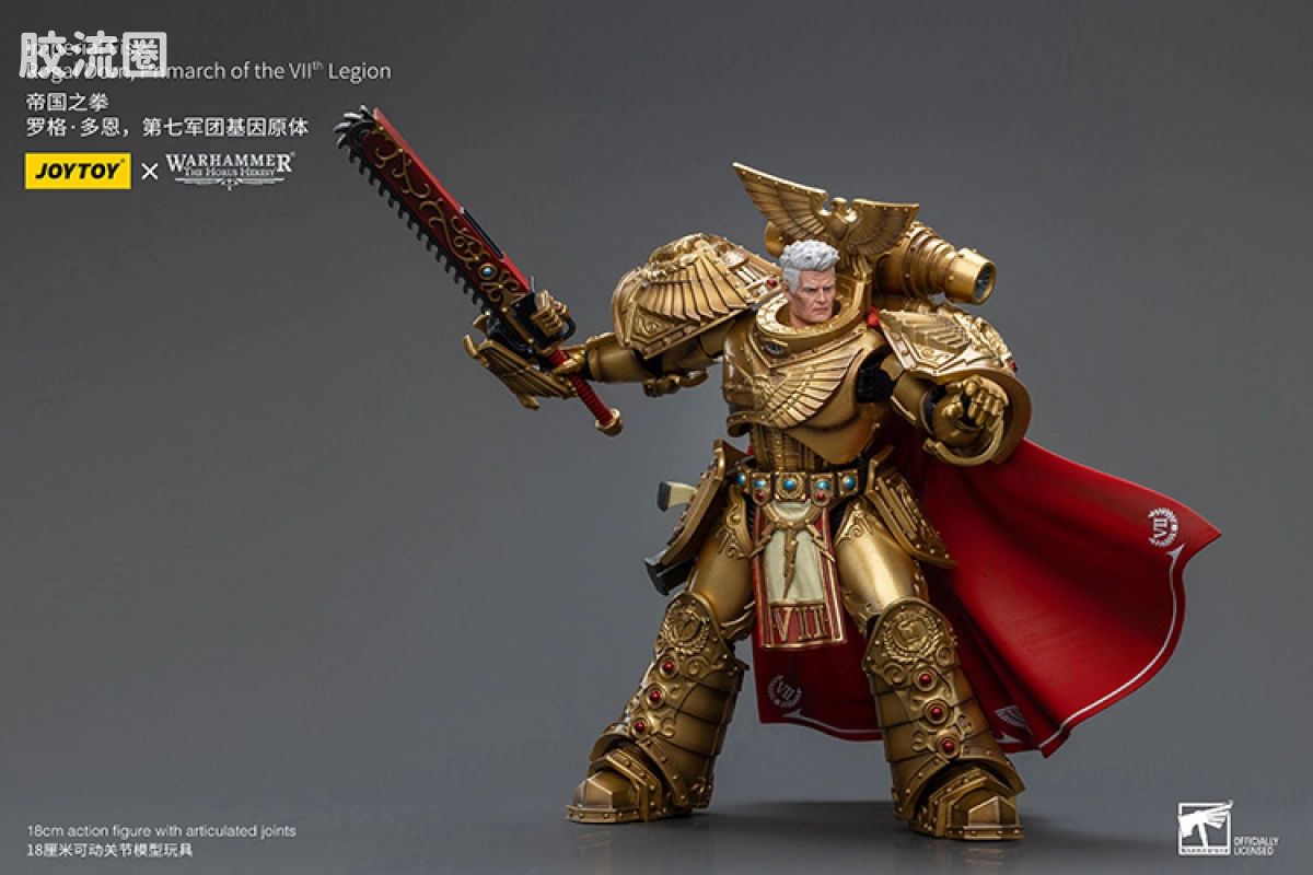 JOYTOY x 战锤40K 基因原体 帝皇子嗣 HH帝国之拳原体 罗格多恩（荷鲁斯大叛乱） - 图片