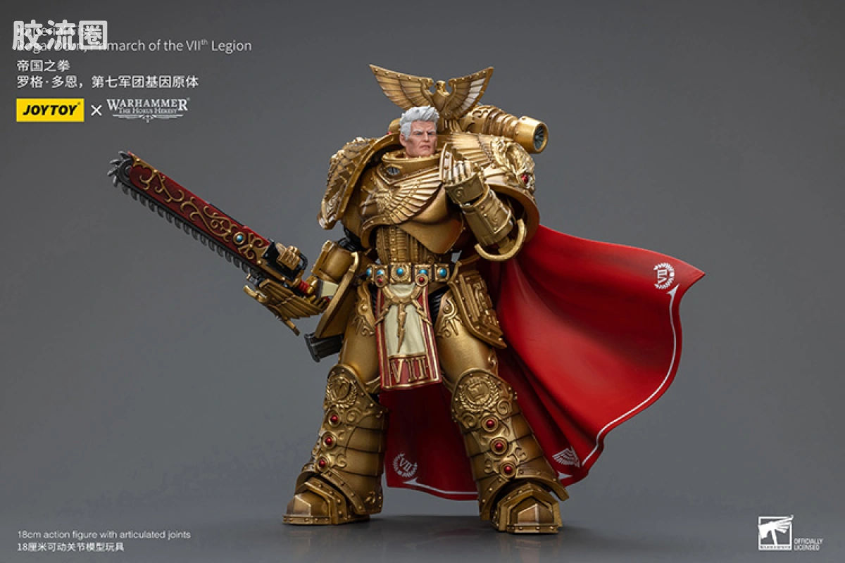JOYTOY x 战锤40K 基因原体 帝皇子嗣 HH帝国之拳原体 罗格多恩（荷鲁斯大叛乱） - 图片
