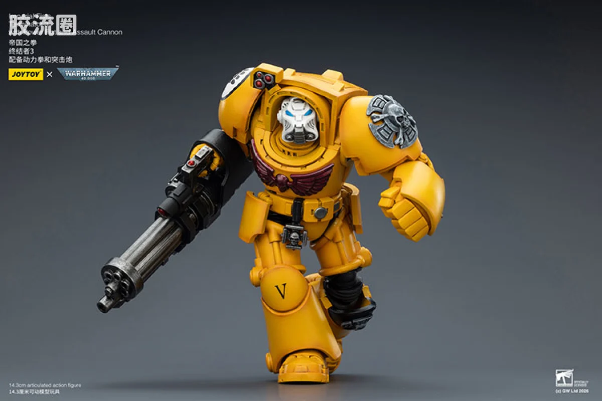 JOYTOY x 战锤40K 帝国之拳/黑色圣堂 帝国之拳 终结者小队 - 图片