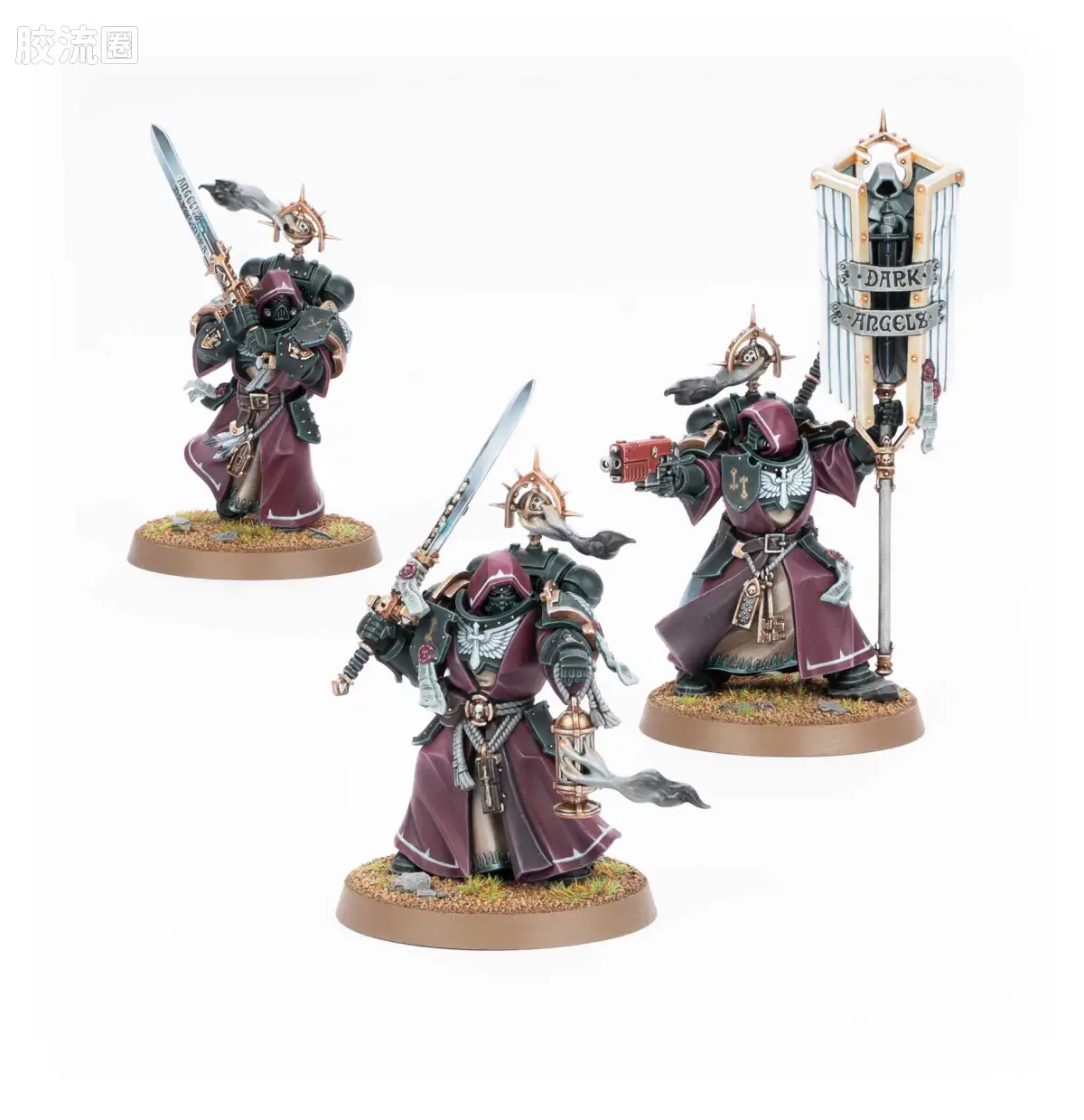 战锤40K Dark Angels 黑暗天使 10版 内环近卫 - 图片