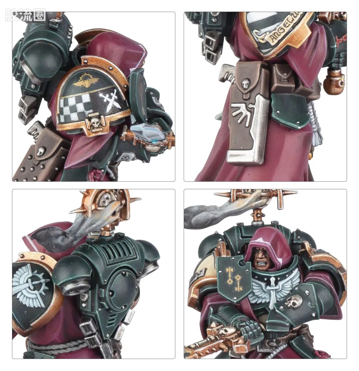 战锤40K Dark Angels 黑暗天使 10版 内环近卫 - 图片