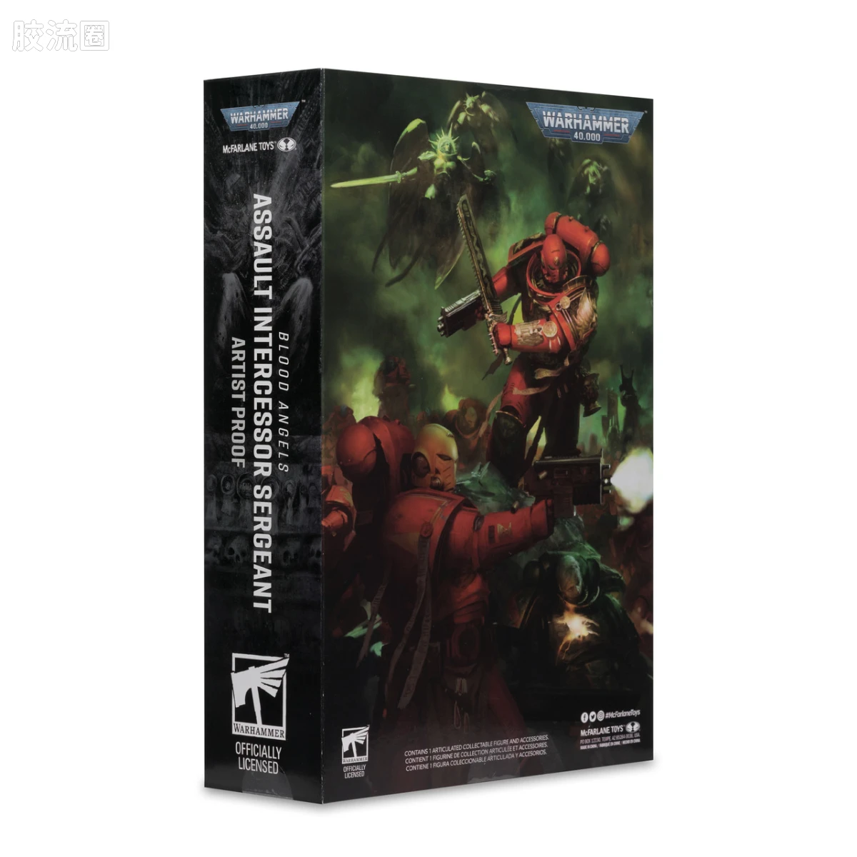 麦克法兰游戏与动画系列 游戏 战锤40K/Warhammer 40,000 仲裁者中士：圣血天使 素模 - 图片