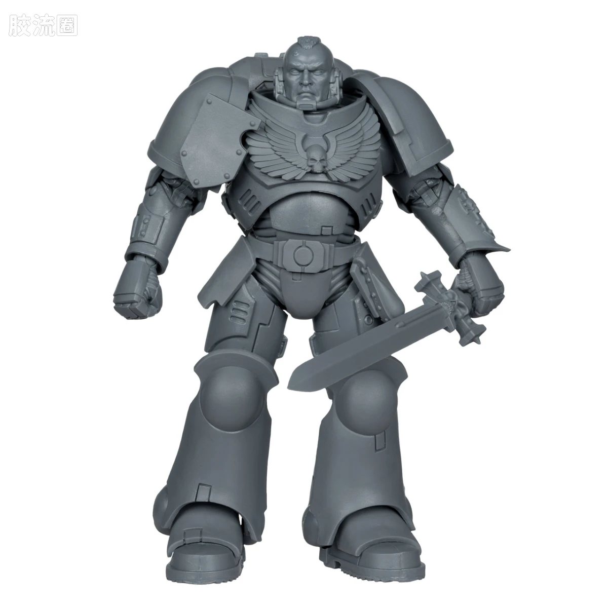 麦克法兰游戏与动画系列 游戏 战锤40K/Warhammer 40,000 仲裁者中士：圣血天使 素模 - 图片
