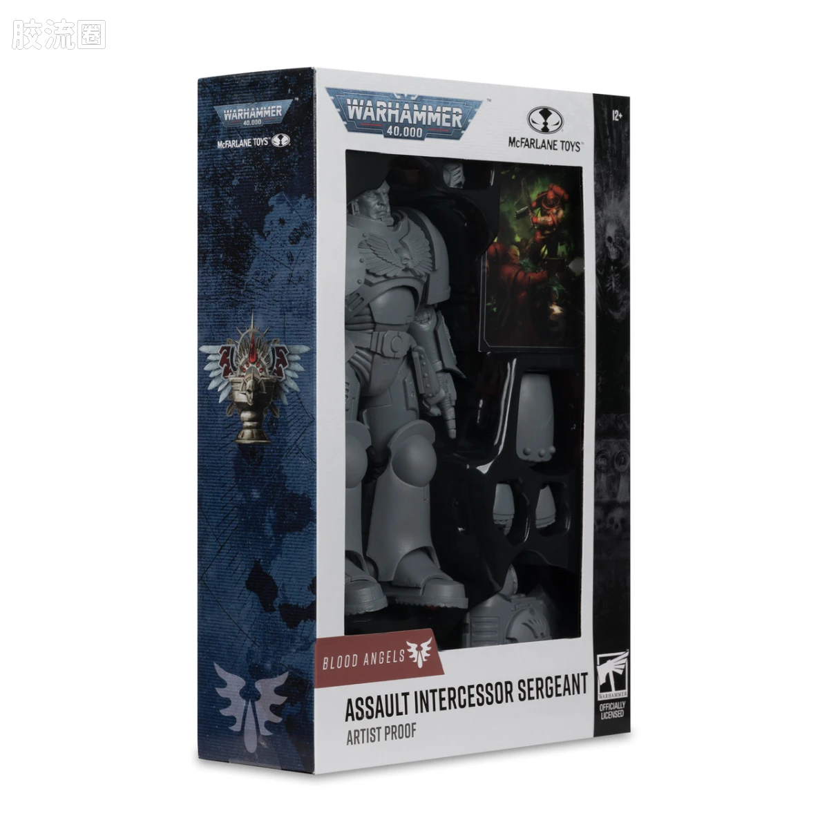 麦克法兰游戏与动画系列 游戏 战锤40K/Warhammer 40,000 仲裁者中士：圣血天使 素模 - 图片