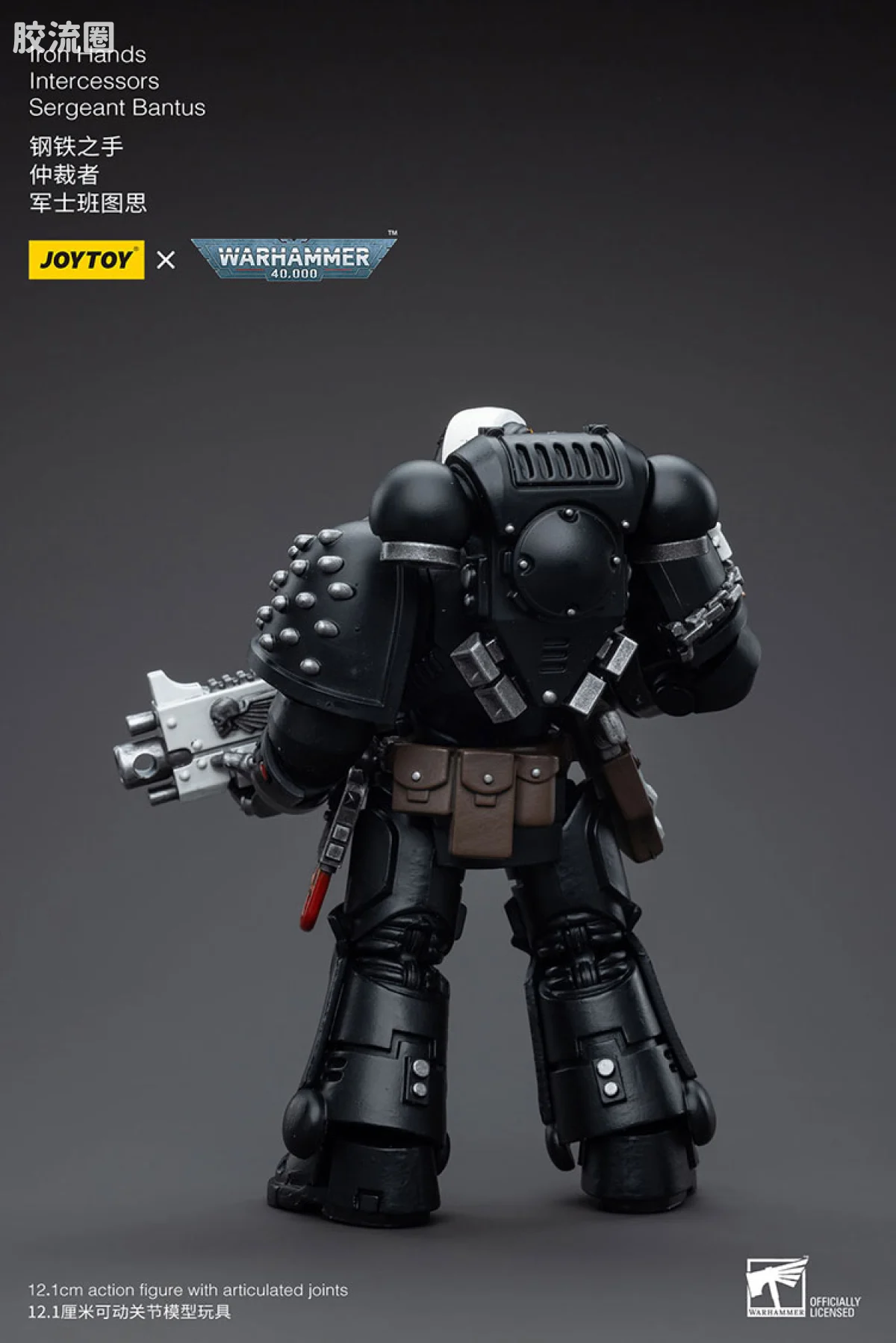 JOYTOY x 战锤40K 其他星际战士战团 钢铁之手 仲裁者 军士班图斯 - 图片