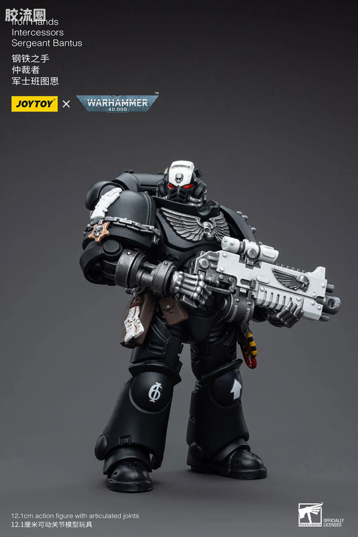 JOYTOY x 战锤40K 其他星际战士战团 钢铁之手 仲裁者 军士班图斯 - 图片