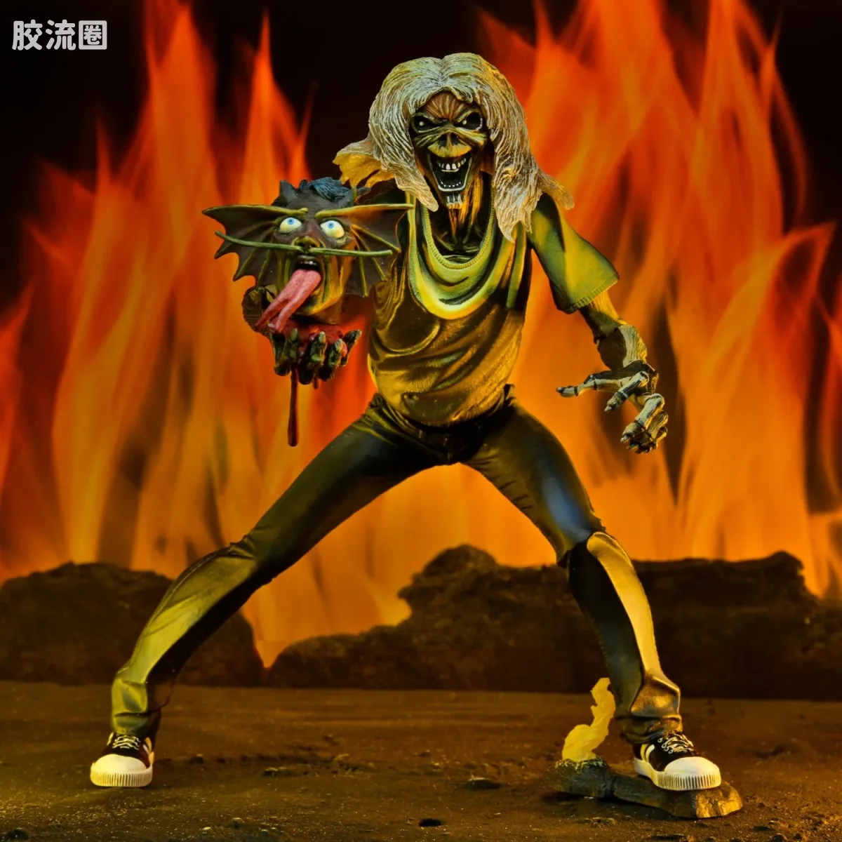 NECA 7寸可动人形系列 音乐 铁娘子乐队 数字野兽40周年 - 图片