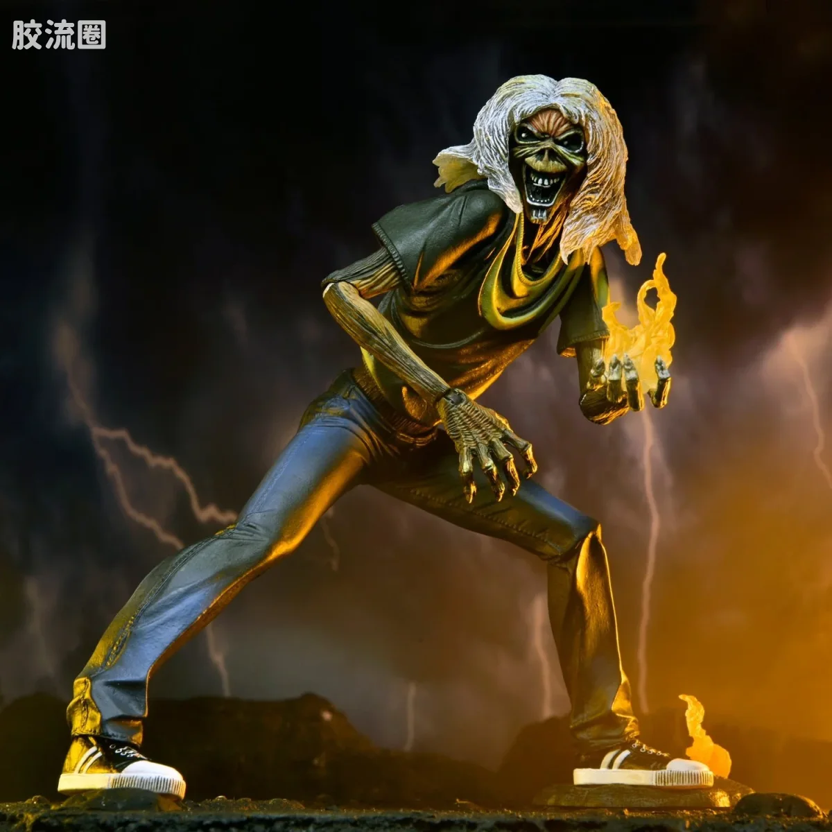 NECA 7寸可动人形系列 音乐 铁娘子乐队 数字野兽40周年 - 图片
