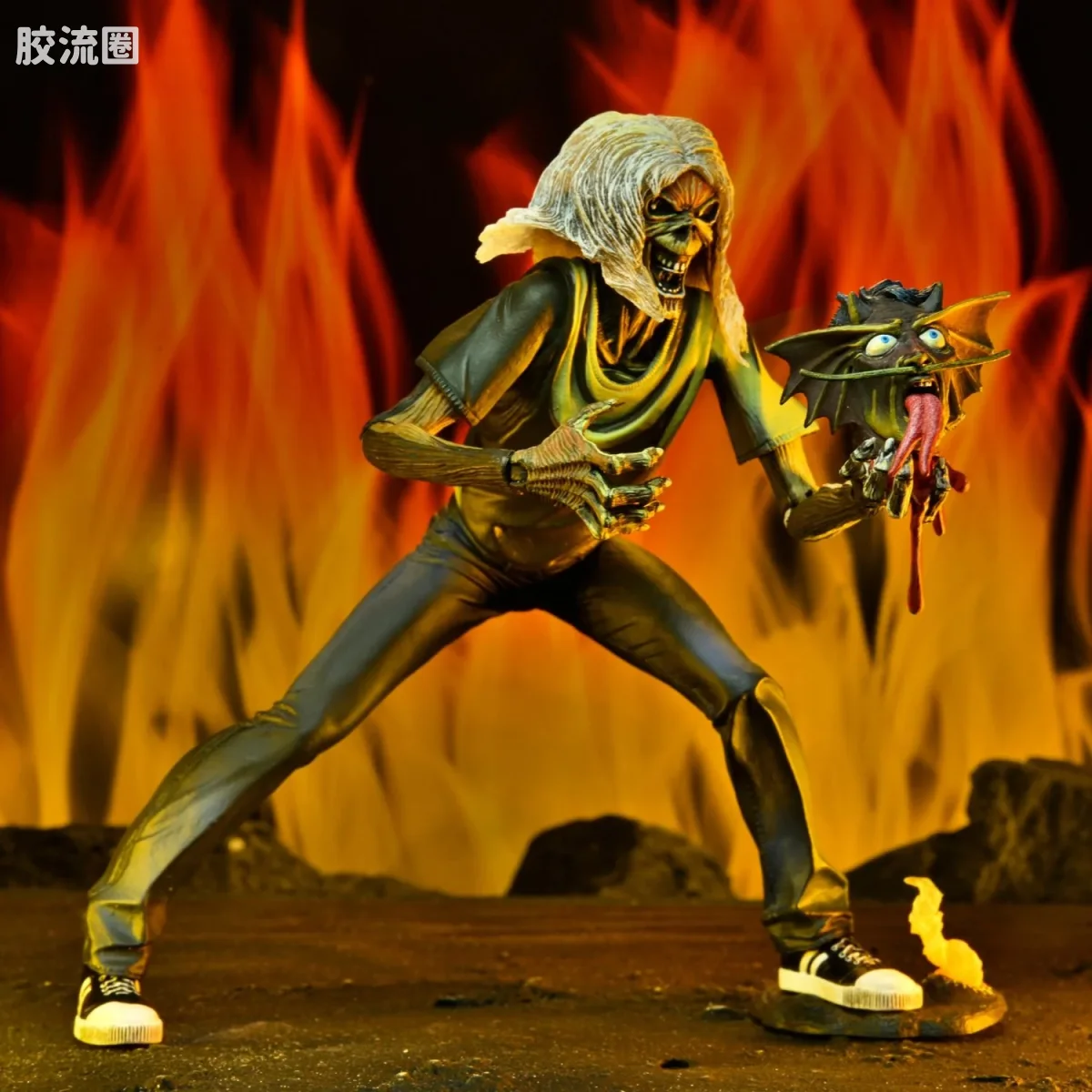 NECA 7寸可动人形系列 音乐 铁娘子乐队 数字野兽40周年 - 图片