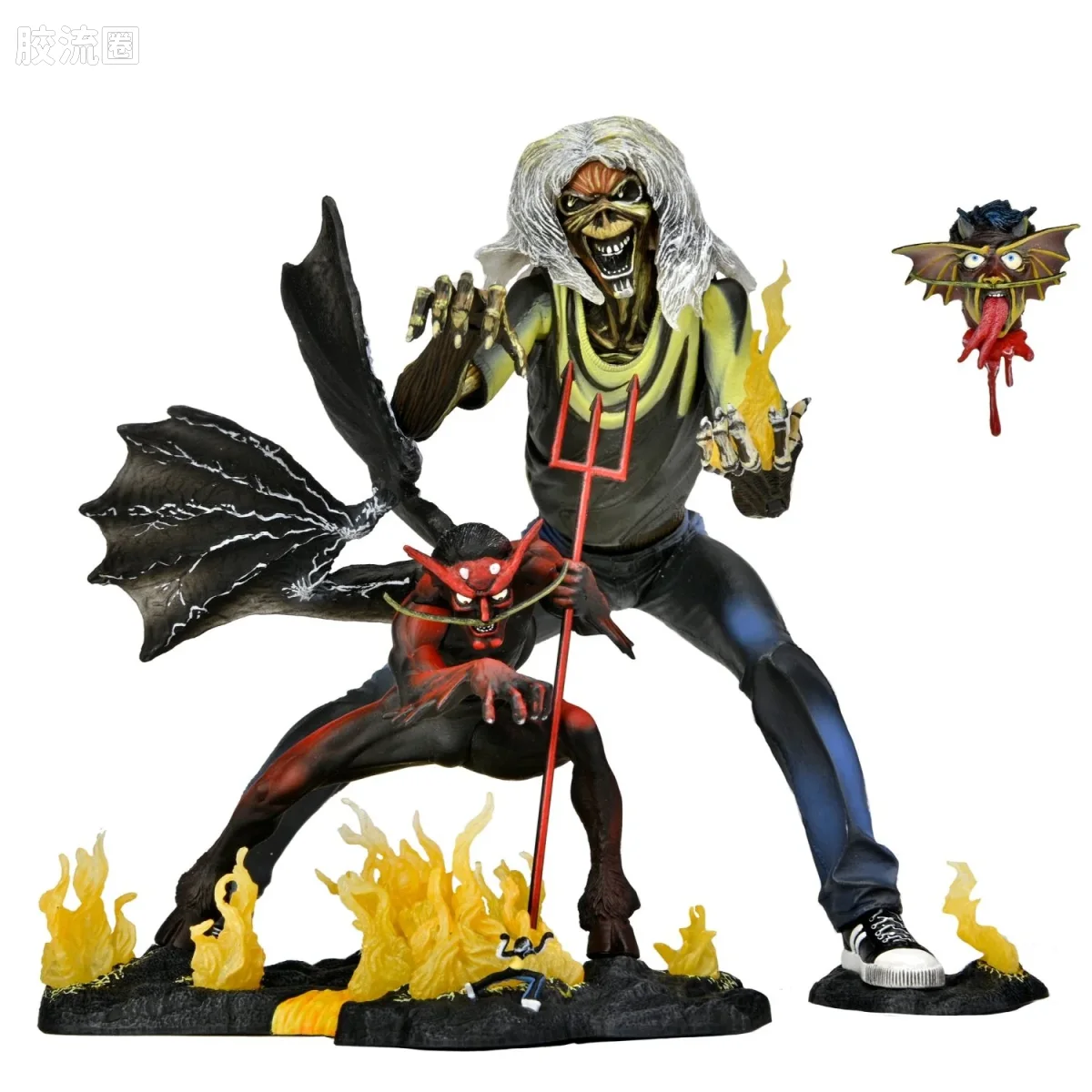 NECA 7寸可动人形系列 音乐 铁娘子乐队 数字野兽40周年 - 图片