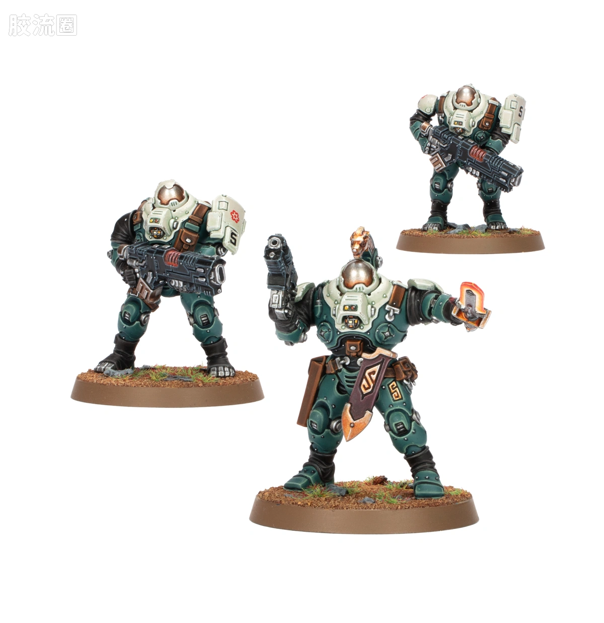 战锤40K Leagues of Votann/Squats 沃坦联盟/短人 10版 铁裔钢甲 - 图片