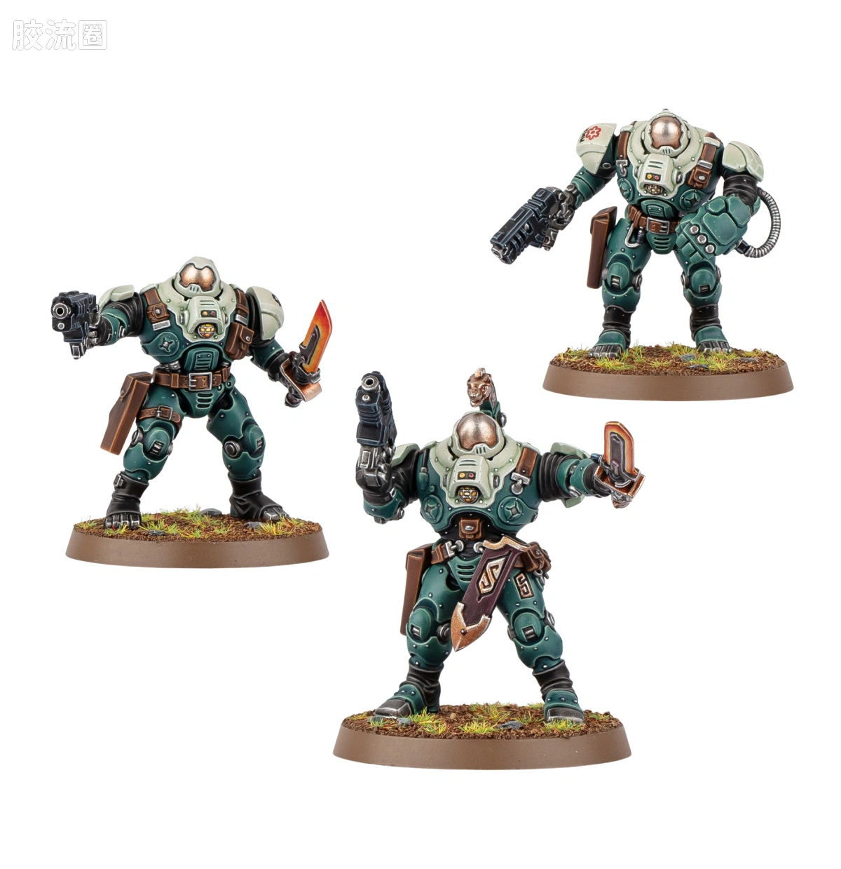 战锤40K Leagues of Votann/Squats 沃坦联盟/短人 10版 铁裔钢甲 - 图片