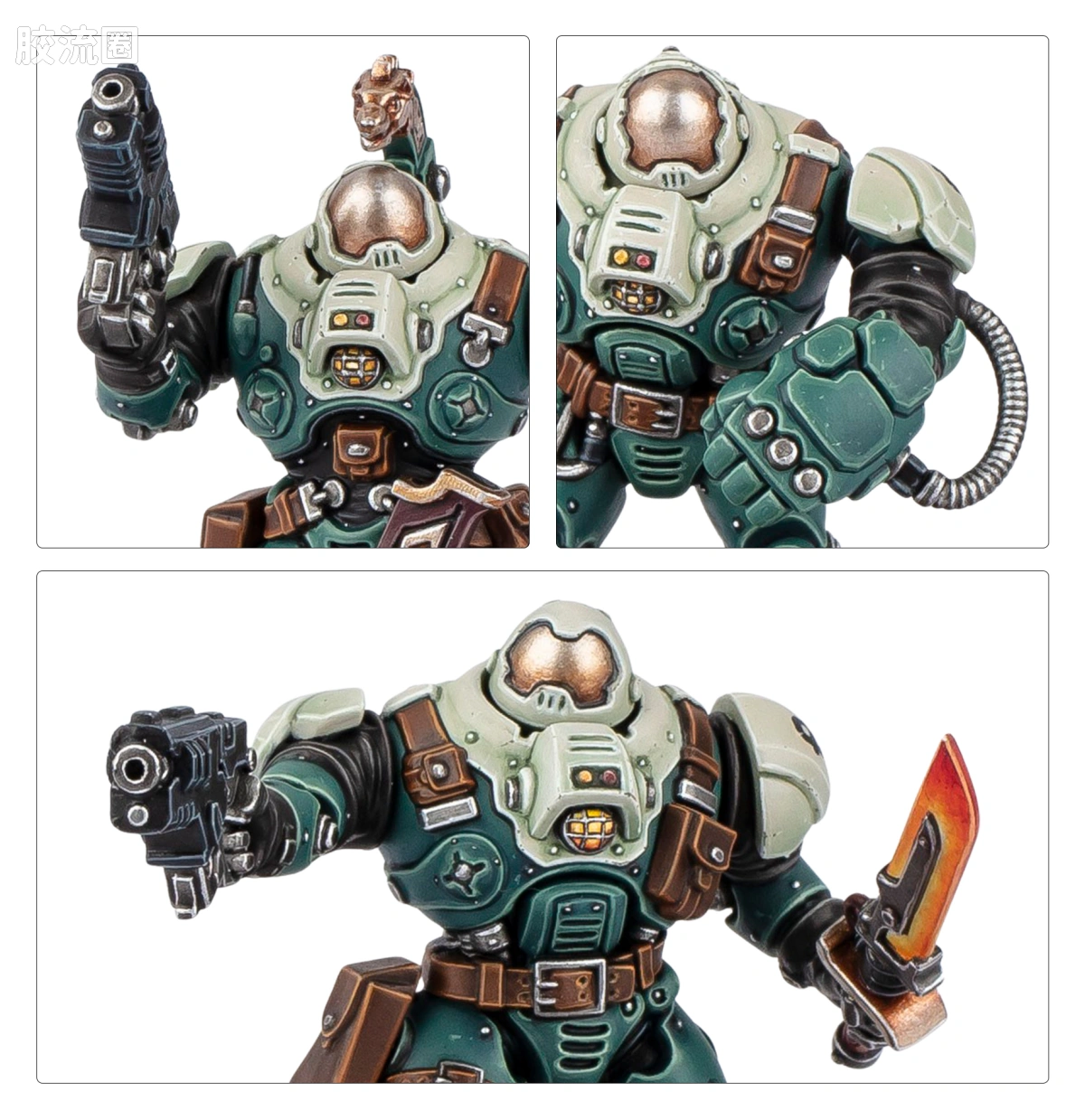 战锤40K Leagues of Votann/Squats 沃坦联盟/短人 10版 铁裔钢甲 - 图片