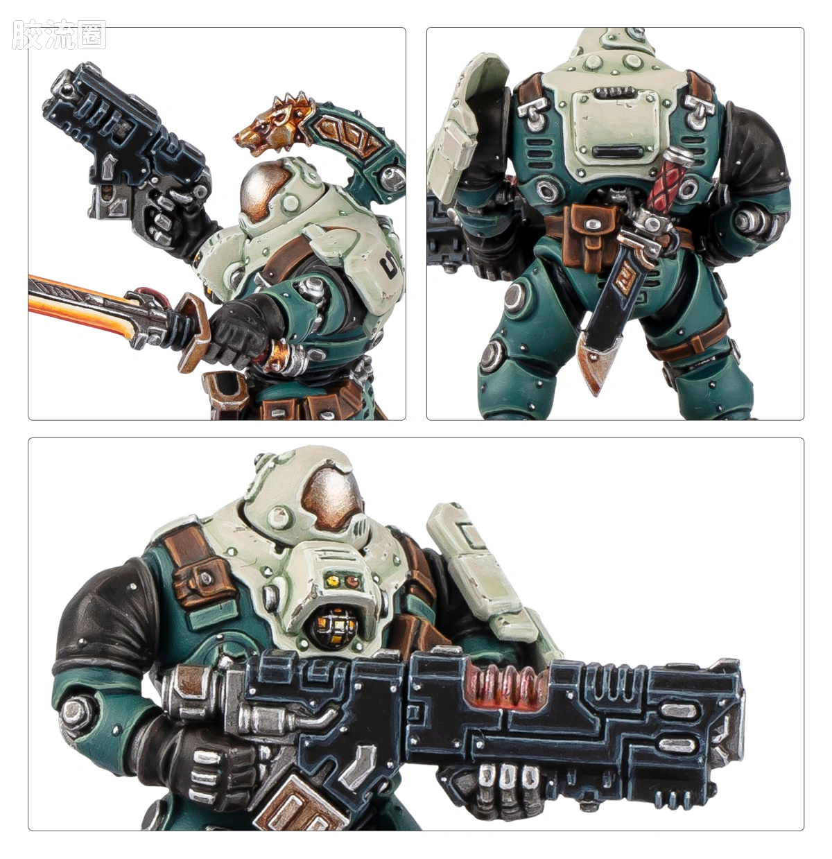 战锤40K Leagues of Votann/Squats 沃坦联盟/短人 10版 铁裔钢甲 - 图片