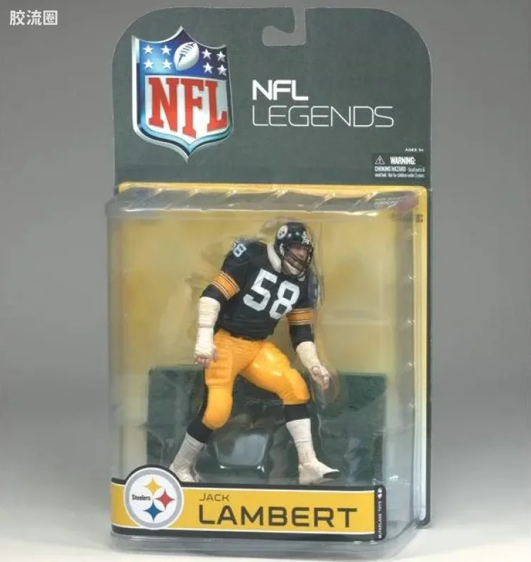 麦克法兰NFL美式足球系列玩具 传奇第4代 JACK LAMBERT