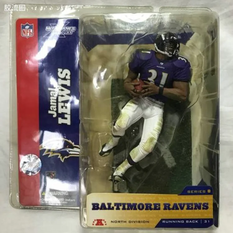麦克法兰NFL美式足球系列玩具 第8代 JAMAL LEWIS