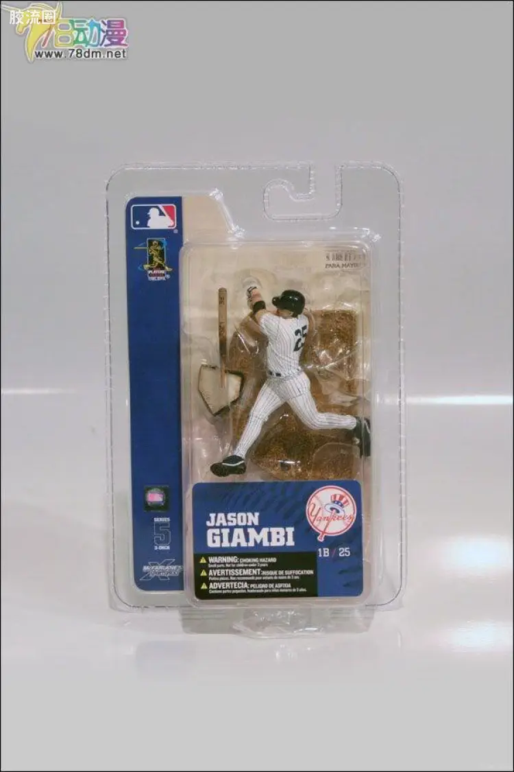 麦克法兰MLB棒球系列玩具 3寸系列第5代 JASON GIAMBI 2