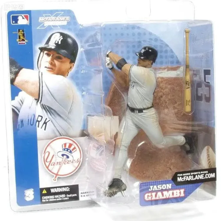麦克法兰MLB棒球系列玩具 第3代 JASON GIAMBI