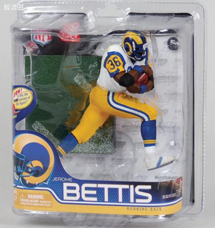 麦克法兰NFL美式足球系列玩具 第26代 JEROME BETTIS 2