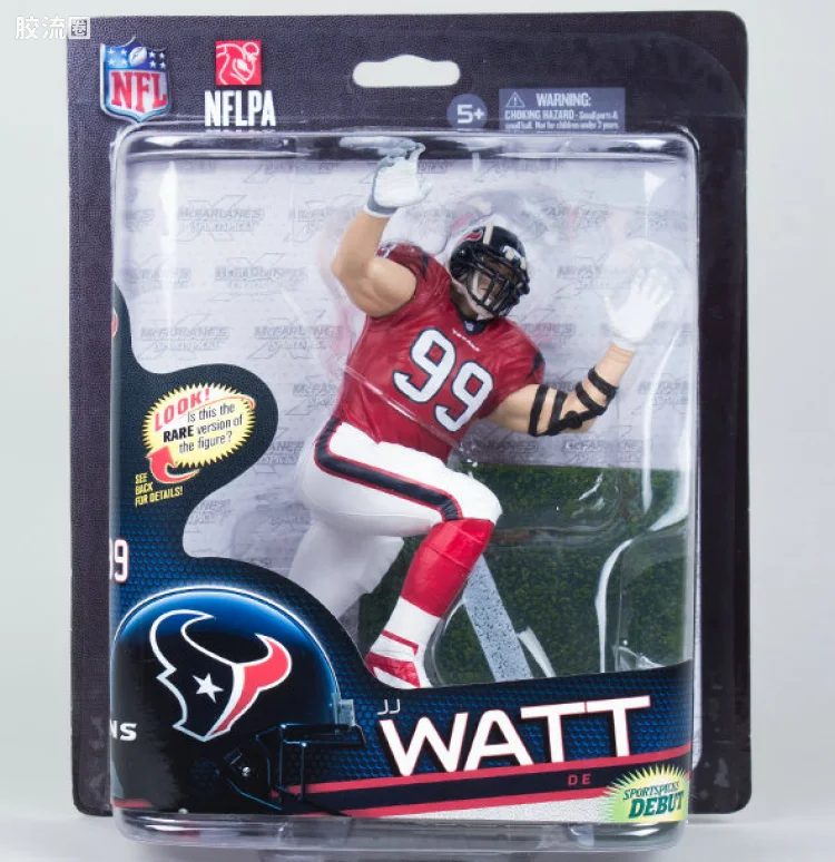 麦克法兰NFL美式足球系列玩具 第33代 JJ WATT