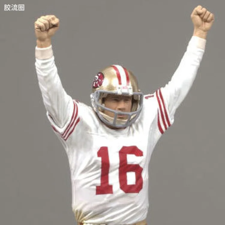 麦克法兰NFL美式足球系列玩具 传奇第5代 JOE MONTANA 2 (49ers)