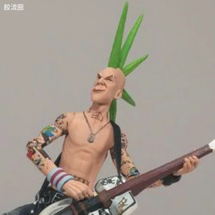 麦克法兰游戏与动画系列 吉他英雄 第一代 JOHNNY NAPALM (GREEN MOHAWK)