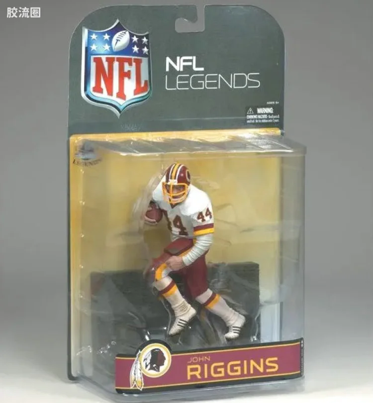 麦克法兰NFL美式足球系列玩具 传奇第4代 JOHN RIGGINS