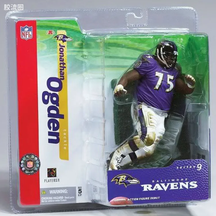 麦克法兰NFL美式足球系列玩具 第9代 JONATHAN OGDEN