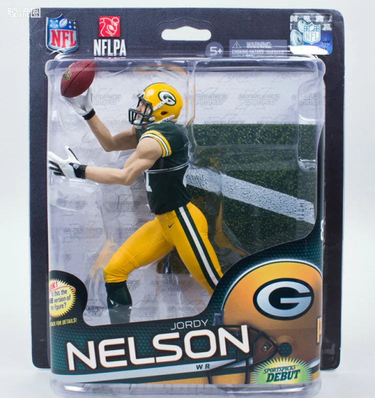 麦克法兰NFL美式足球系列玩具 第32代 JORDY NELSON