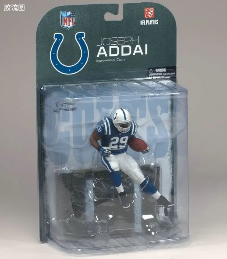 麦克法兰NFL美式足球系列玩具 第17代 JOSEPH ADDAI