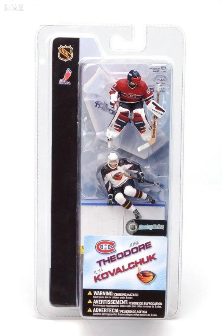 麦克法兰NHL冰球系列玩具 3寸系列第2代 JOSE THEODORE/ILYA KOVALCHUK
