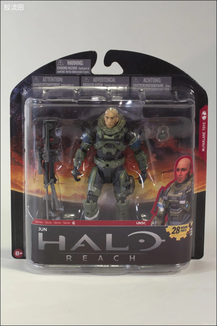 麦克法兰游戏与动画系列 HALO: REACH SERIES 6 – FIGURES JUN (UNHELMETED)
