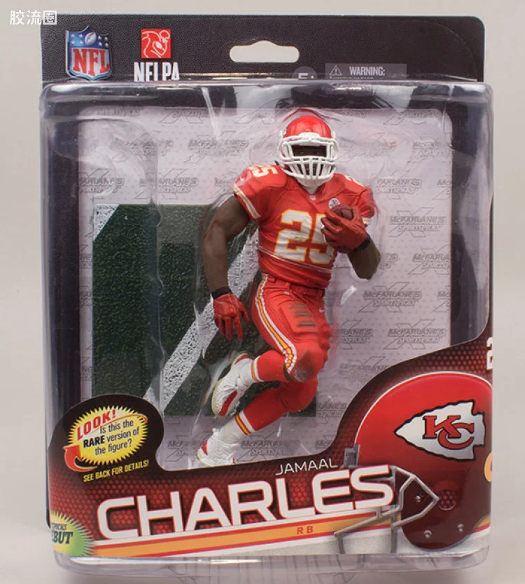 麦克法兰NFL美式足球系列玩具 第34代 Jamaal Charles