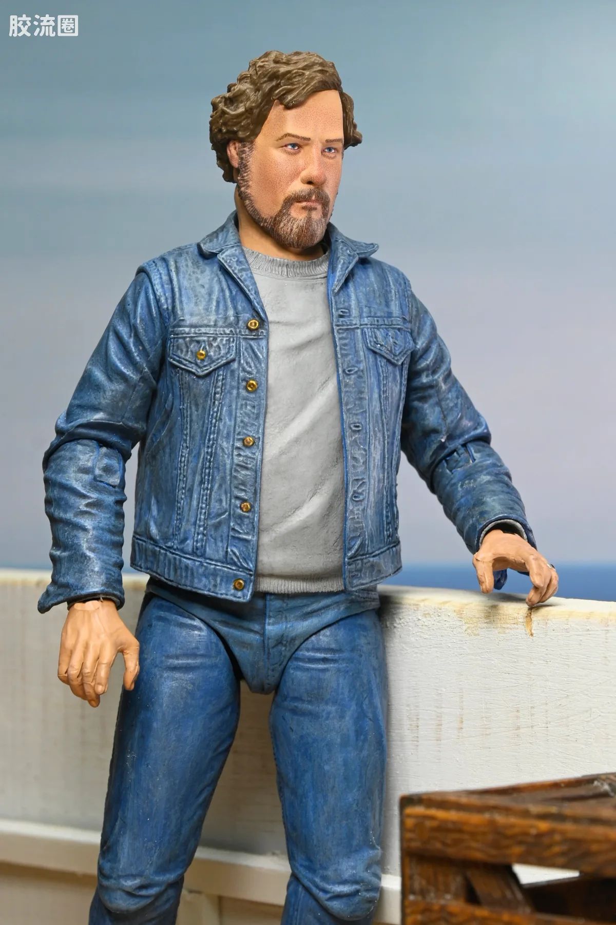 NECA 7寸可动人形系列 终极版/豪华版 大白鲨 50周年纪念 马特·胡珀 与山姆·昆特 - 图片