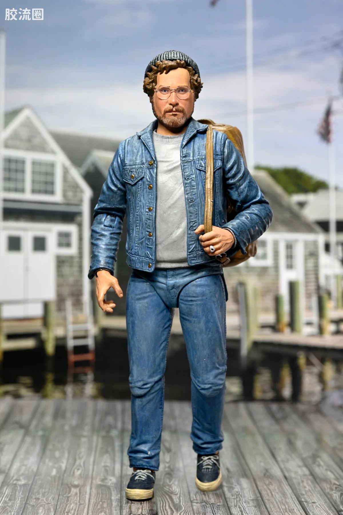 NECA 7寸可动人形系列 终极版/豪华版 大白鲨 50周年纪念 马特·胡珀 与山姆·昆特 - 图片