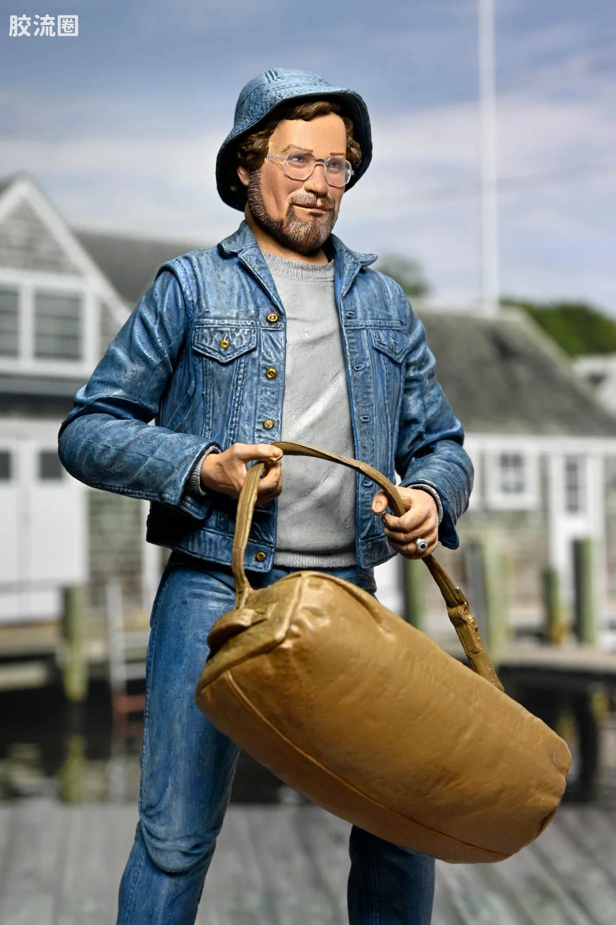 NECA 7寸可动人形系列 终极版/豪华版 大白鲨 50周年纪念 马特·胡珀 与山姆·昆特 - 图片