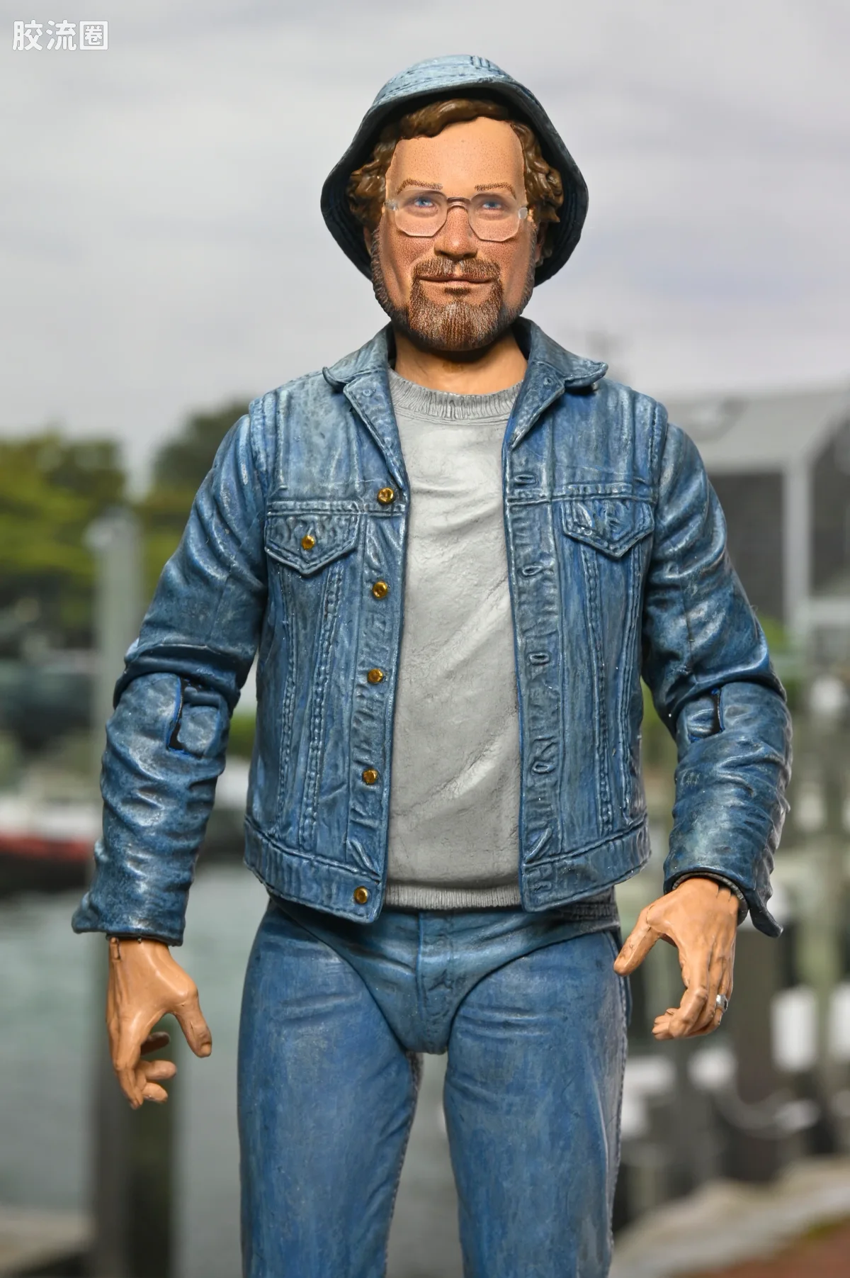 NECA 7寸可动人形系列 终极版/豪华版 大白鲨 50周年纪念 马特·胡珀 与山姆·昆特 - 图片