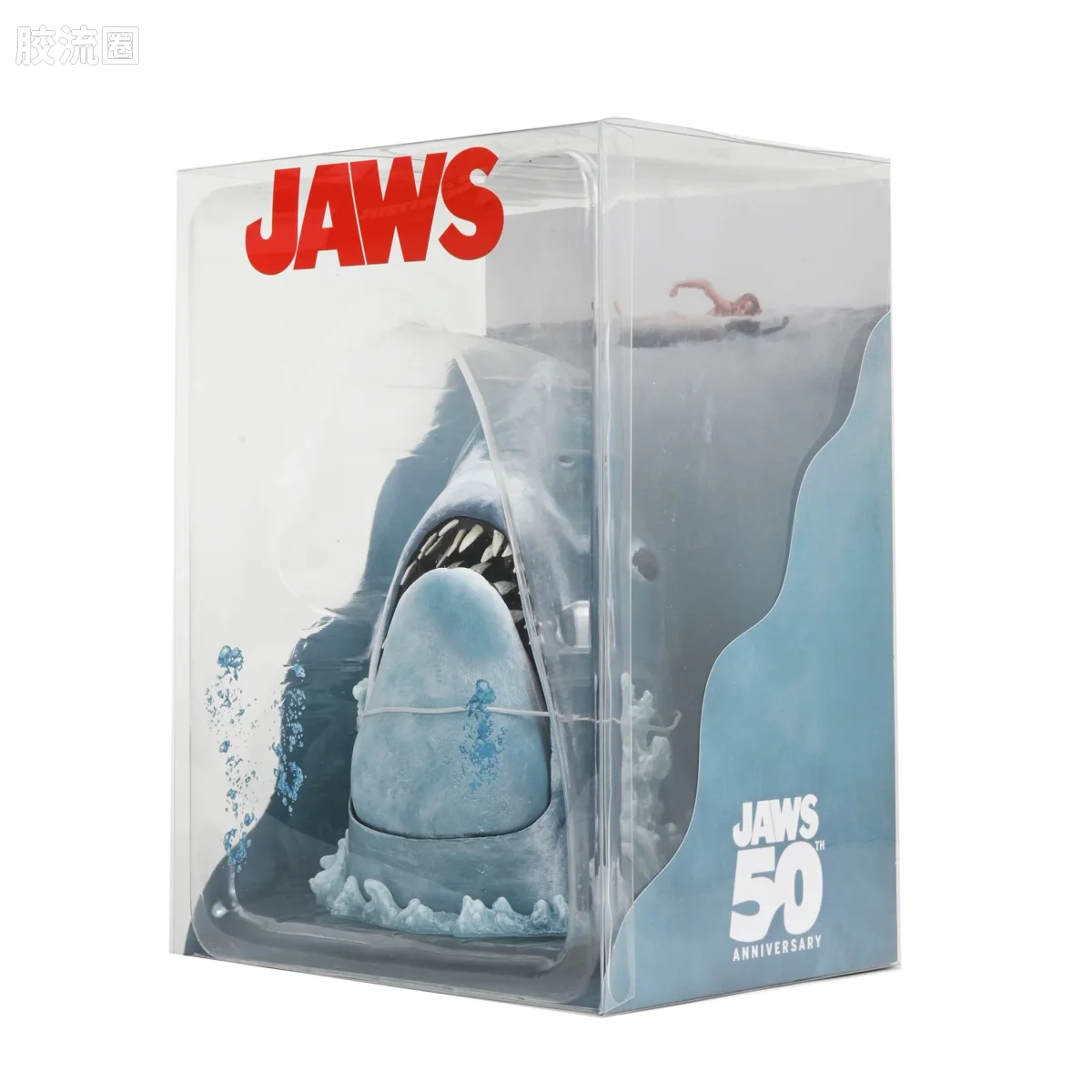 NECA 7寸可动人形系列 配件系列 大白鲨 50周年纪念 海报系列 展示摆件 - 图片