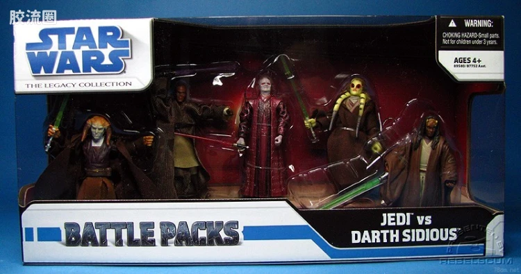 星球大战 THE LEGACY COLLECTION 战斗包系列 Jedi Vs. Darth Sidious