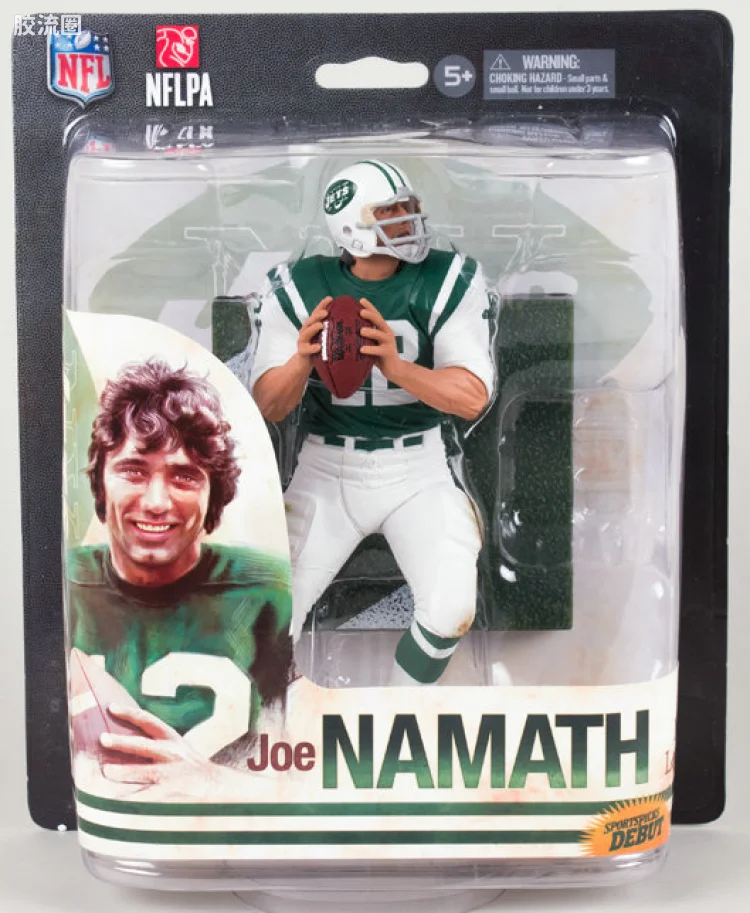 麦克法兰NFL美式足球系列玩具 特别版 Joe Namath