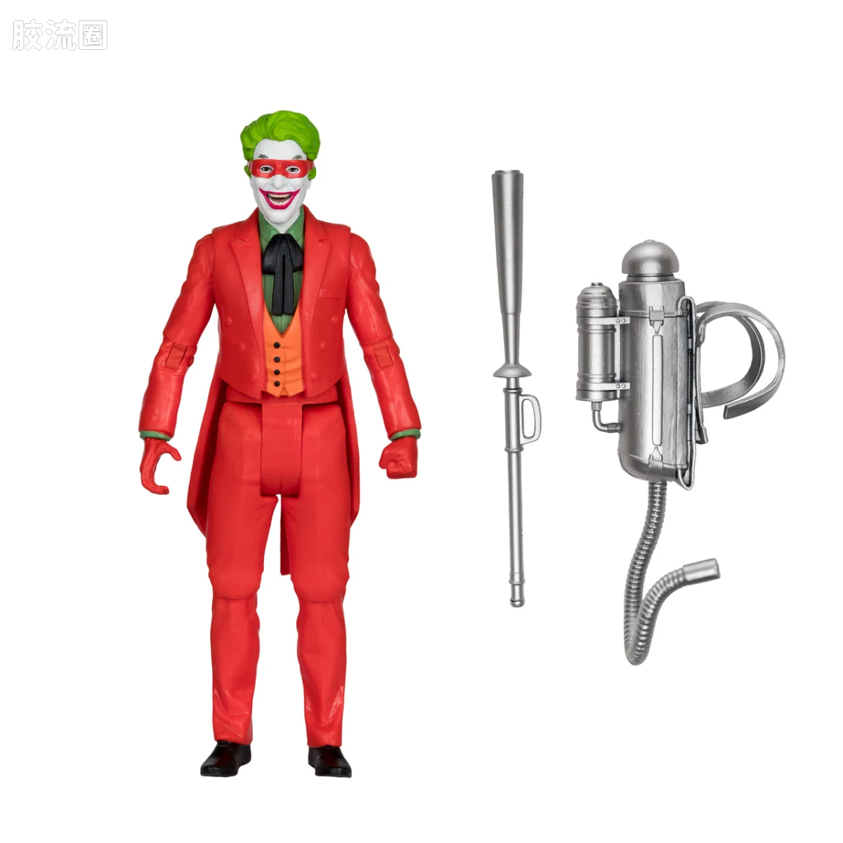 麦克法兰 DC多元宇宙/DC Direct 可动人偶系列 DC 复古 小丑 戴面具版（DC复古：蝙蝠侠66） - 图片