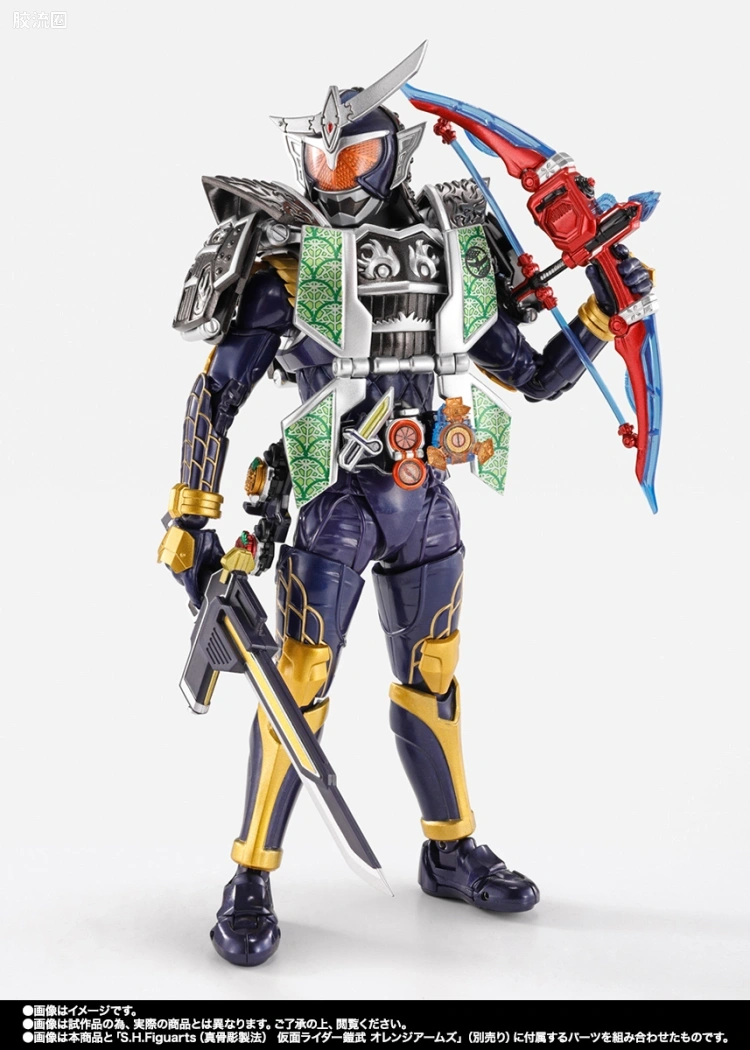 SHF 真骨雕假面骑士系列 假面骑士铠武 阵羽织柠檬铠甲 - 图片