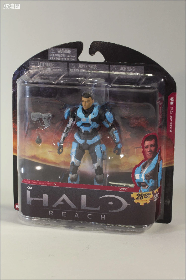 麦克法兰游戏与动画系列 HALO: REACH SERIES 6 – FIGURES KAT (UNHELMETED)