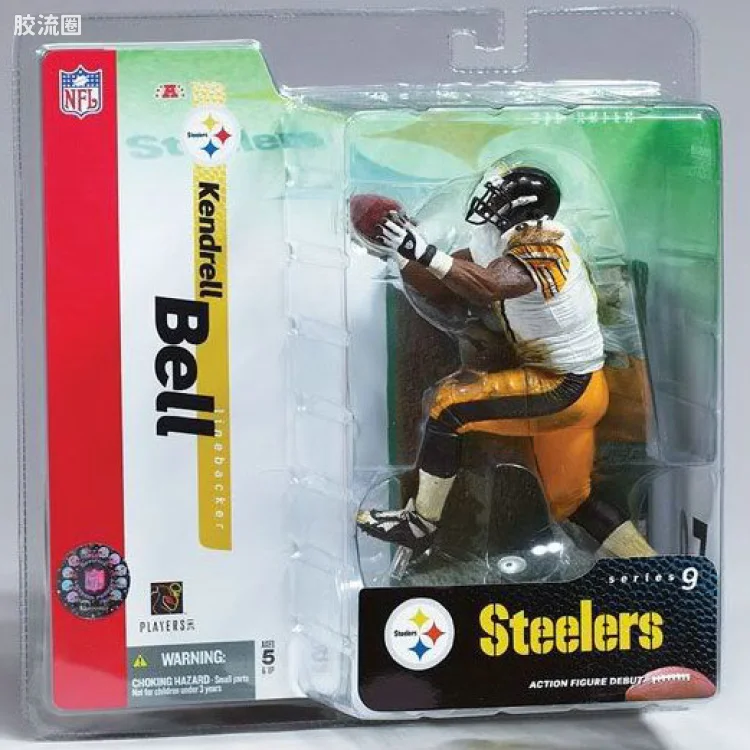 麦克法兰NFL美式足球系列玩具 第9代 KENDRELL BELL