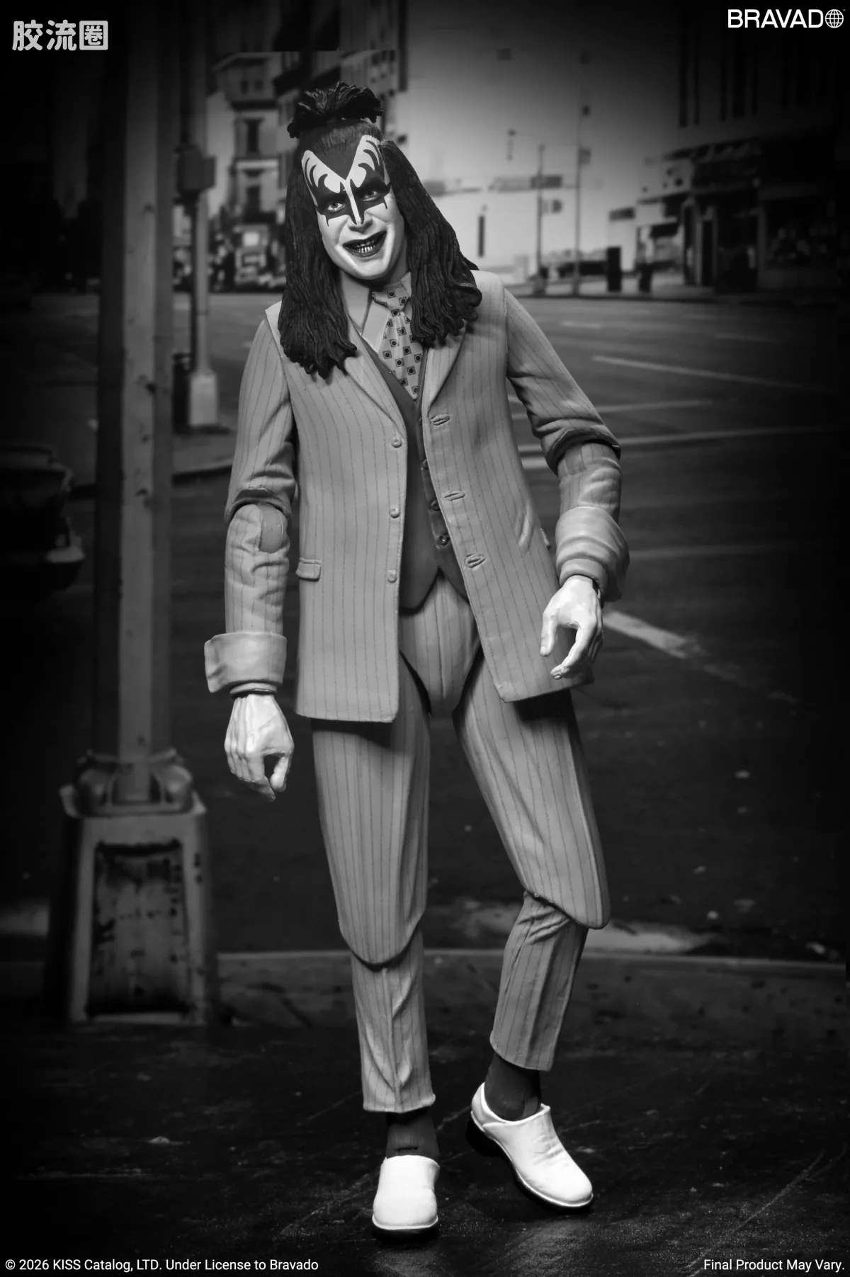 NECA 7寸可动人形系列 终极版/豪华版 电影系列 KISS - 《Dressed to Kill》专辑封面 4只装 - 图片