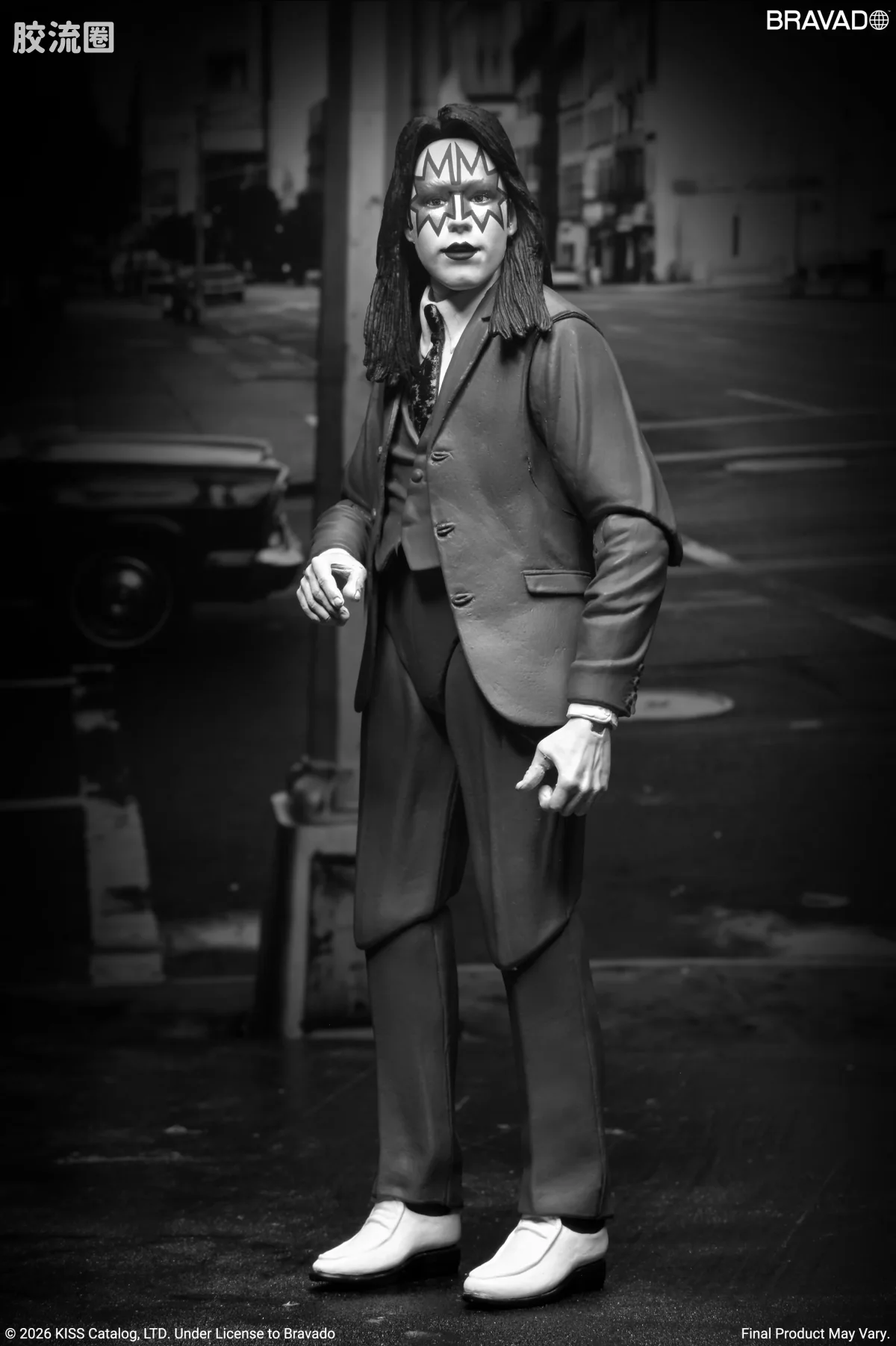 NECA 7寸可动人形系列 终极版/豪华版 电影系列 KISS - 《Dressed to Kill》专辑封面 4只装 - 图片