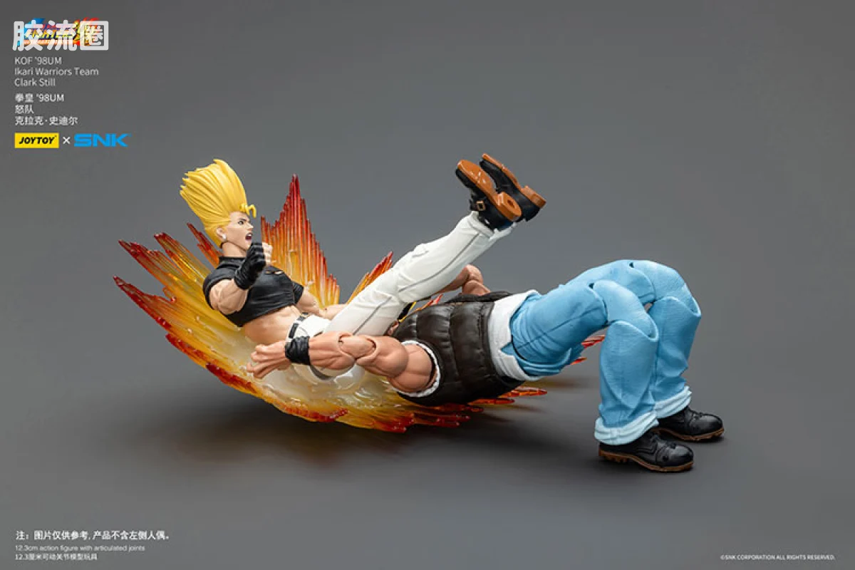 JOYTOY x 拳皇98系列 角色 怒队 克拉克史迪尔 - 图片