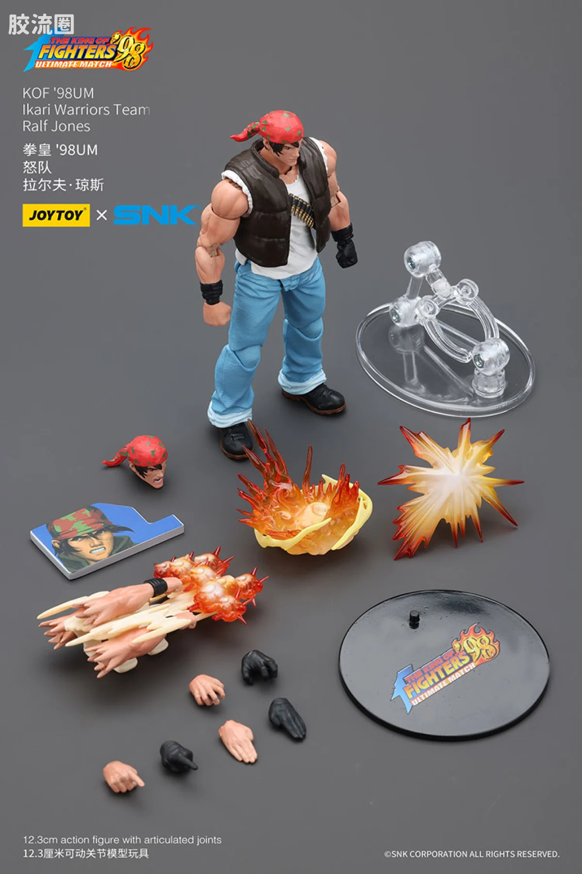 JOYTOY x 拳皇98系列 角色 怒队 拉尔夫琼斯 - 图片