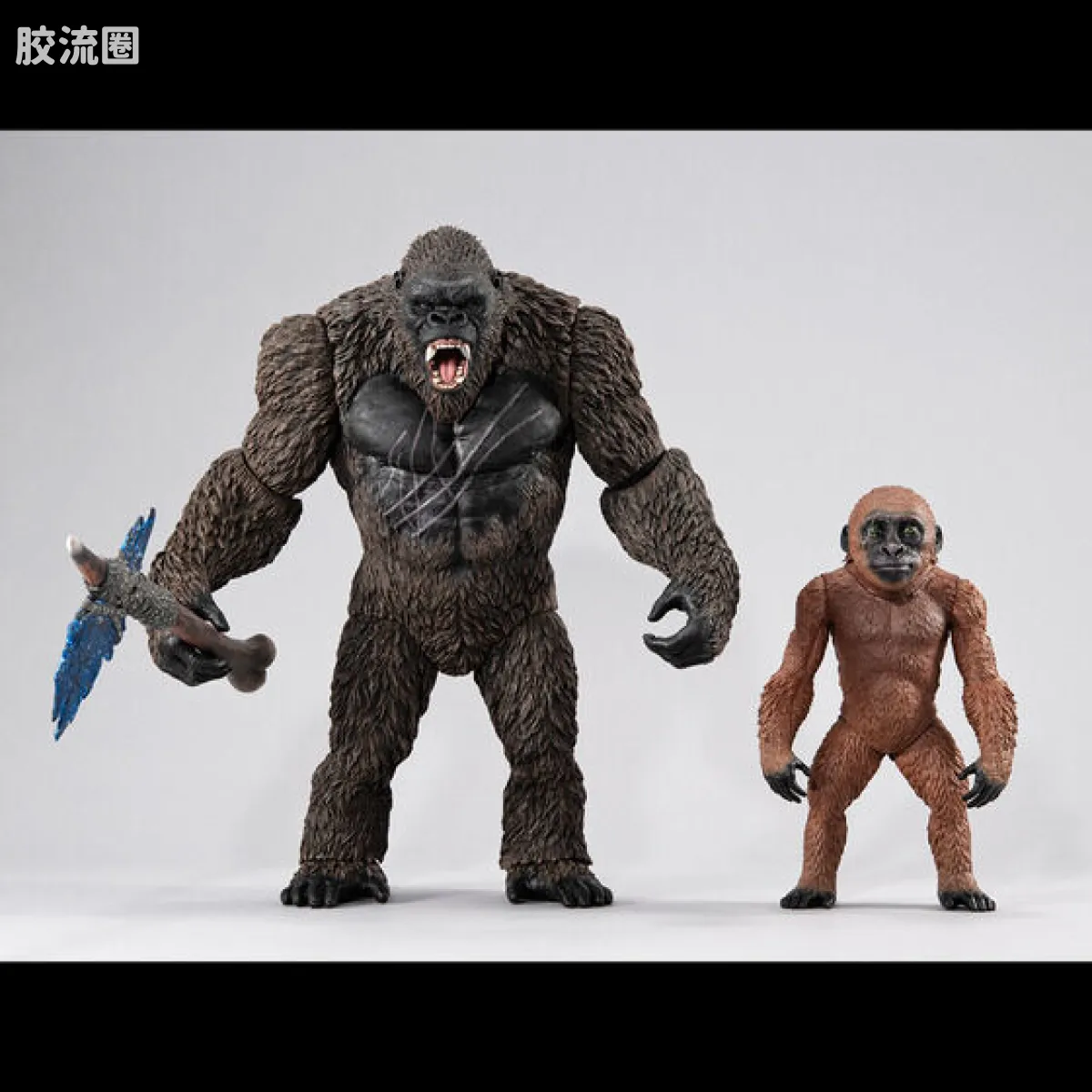 Mega House特摄系列 Ultimate Article Monsters系列 KONG with SUKO From <哥斯拉 x 金刚:帝国崛起(2024)> - 图片